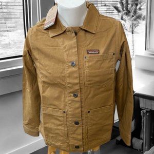 New with tag Patagonia womens canvas button front logo jacket size S